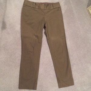 Brown Ankle Pants